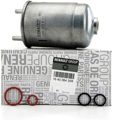 Фільтр паливний 1.5 DCI, 1.9 DCI, 2.0 DCI Renault Megane 3 (2009-2016) Оригінал 164006435R
