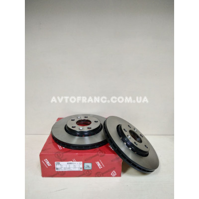 Диски гальмівні передні Renault Megane 3 (2009-2016) TRW DF6072. Оригінальний номер: 402060010R 