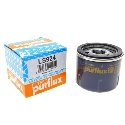 Фільтр масляний 1.2 16V Renault PURFLUX LS924 Оригінальний номер: 8200257642