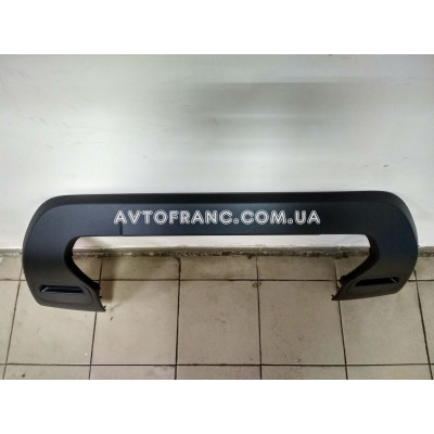 Накладка бампера переднього (чорна) Renault Duster 2 (2018-...) Оригінал 620721430R