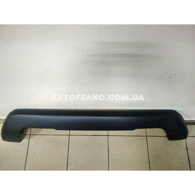 Накладка бампера задня (чорна) Renault Duster 2 (2018-...) Оригінал 850700542R