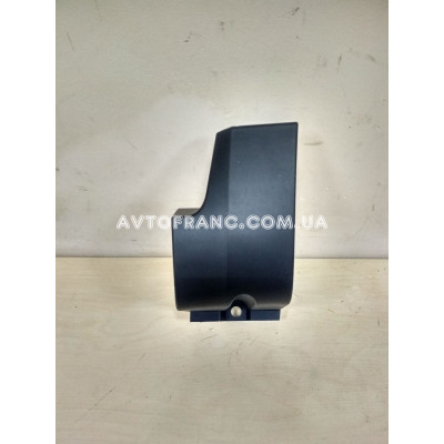 Накладка (куточок) порога права Renault Duster (2018-...) Оригінал 764368568R (Кронштейн бризковика)