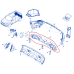 Абсорбер заднього бампера Renault Duster 3 (2025-...) Оригінал 850906235R
