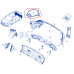 Бампер задній права частина Renault Duster 3 (2025-...) Оригінал 850162720R