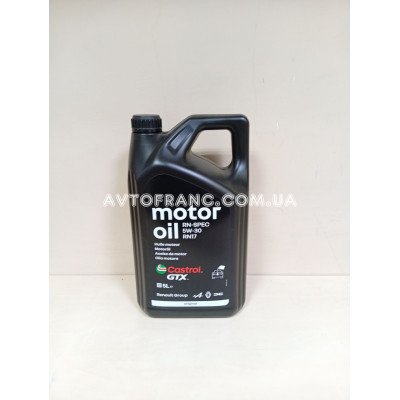 Масло Renault Castrol GTX RN 5W-30 RN17 5L Оригінал 7711943681 (7711658105)