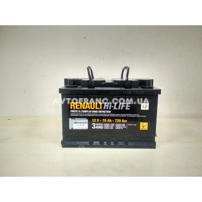 Акумуляторна батарея 70 Ah 720 A Renault Оригінал 7711238598, 7711947965