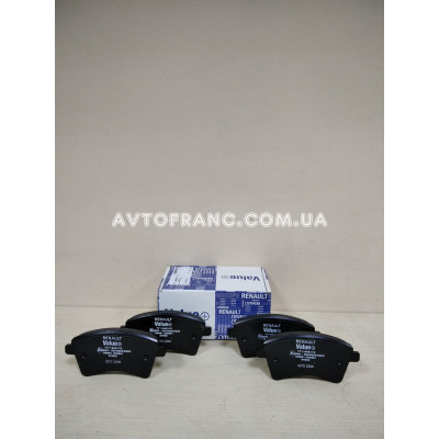 Колодки гальмівні передні Renault Kangoo 2 (2008-2020) VALUE+ 7711946172 Оригінал 410601334R