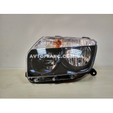 Фара ліва (чорна) Renault Duster (2010-2014) Оригінал 260609877R, 260605370R