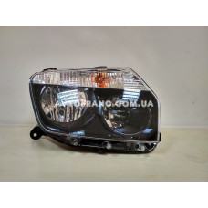 Фара права (чорна) Renault Duster (2010-2014) Оригінал 260101891R, 260103738R