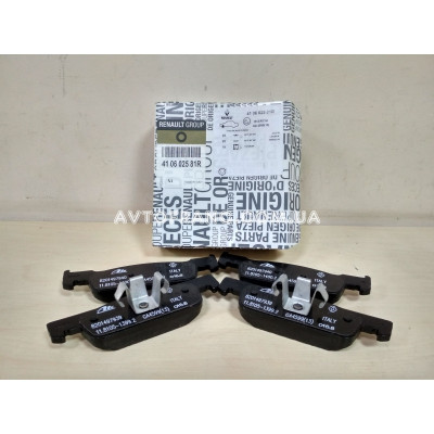 Колодки гальмівні передні Renault Sandero 2 (2013-...) Оригінал 410602581R, 410605612R