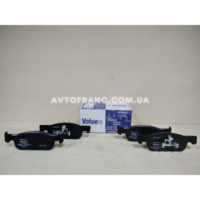 Колодки гальмівні передні Renault Logan 2 (2016-...) Value+ 7711946194. Оригінал 410604682R, 410605536R