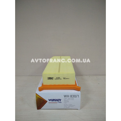Фільтр повітряний 1.0 12V, 1.6 16V, 1.5 DCI Renault WUNDER 830/1 Оригінальний номер: 165467674R