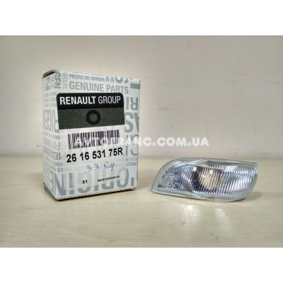 Повторювач повороту в дзеркало лівий Renault Logan 2 MCV (2013-2020) Оригінал 261653175R