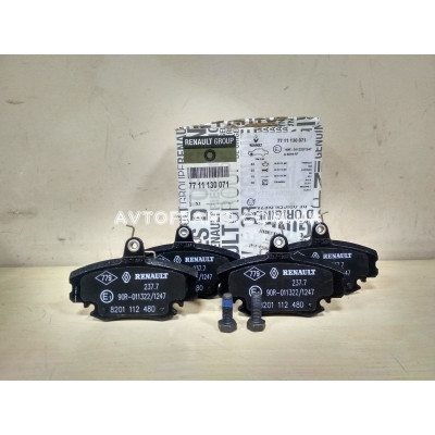 Колодки гальмівні передні Renault Logan (2009-2012) Оригінал 7711130071, 410602192R