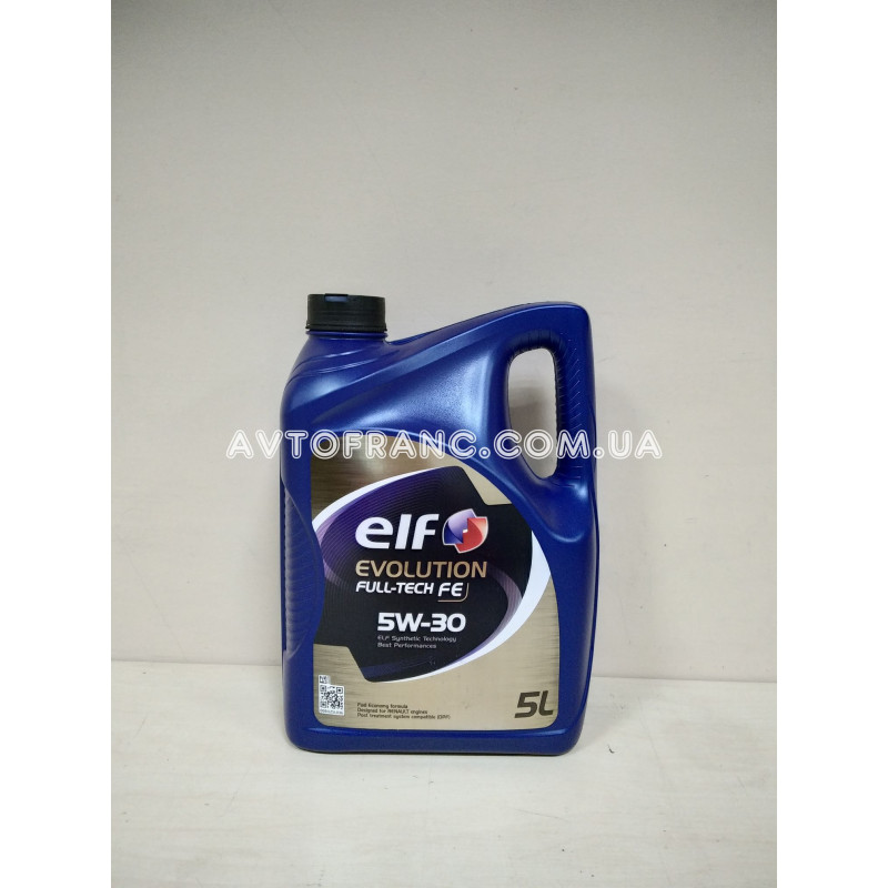 エルフ・モール Моторне масло Renault ELF Evolution Full-Tech 5W-30 FE 5L 216689