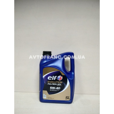 Моторне масло ELF Evolution Full-Tech LSX SAE 5W-40 213922