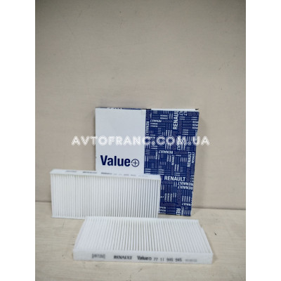 Фільтр салону Renault Master 3 (2010-2019) Value+ 7711945945 Оригінал 8201676037