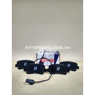 Колодки гальмівні задні Renault Master 3 (2010-2019) SOLGY 209049 Оригінальний номер: 440603321R