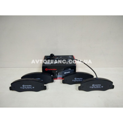 Колодки гальмівні задні (задній привід) Renault Master 4 (2020-...) Brembo P68 061 Оригінальний номер 440608697R