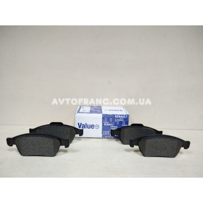 Колодки гальмівні передні Renault Duster 2 (2018-...) 4x4 Value+ 7711946171. Оригінал 410600379R, 410A12582R