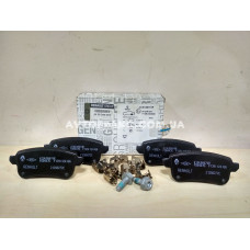 Колодки гальмівні задні Renault Megane 3 (2009-2016) Оригінал 440608061R, 440603558R