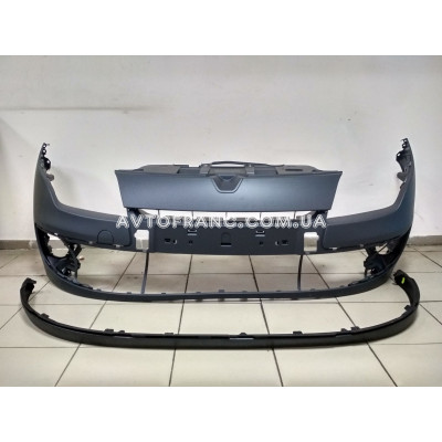 Бампер передній Renault Megane 3 (2012-2014) Оригінал 620221750R (комплект)