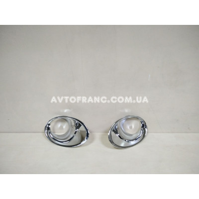 Накладки ПТФ (хром) Renault Megane 3 (2012-2014) FP 5619 914 Оригінальний номер: 261521021R