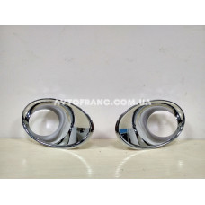 Накладки ПТФ (хром) Renault Megane 3 (2012-2014) Оригінал 261521021R