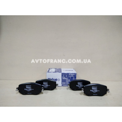 Колодки гальмівні передні Renault Megane 4 (2017-...) VALUE+ 7711946206 Оригінал 410603407R