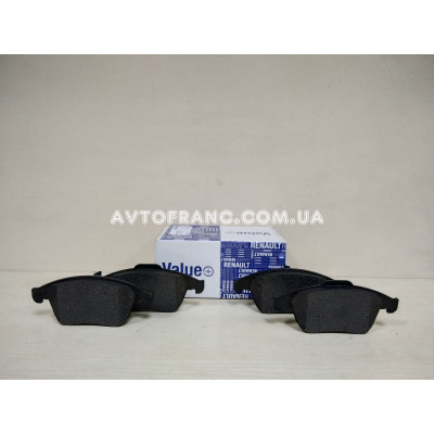 Колодки гальмівні передні Renault Megane 3 (2009-2016) VALUE+ 7711946179 Оригінал 410605055R