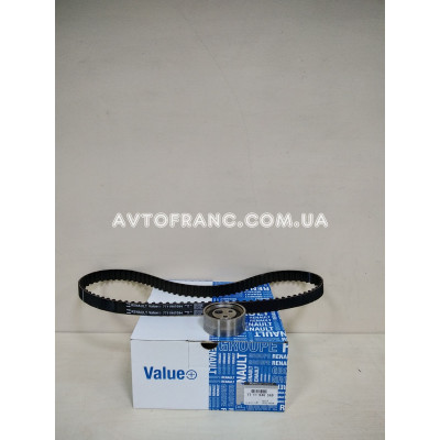 Комплект ГРМ 1.4 8V Renault Symbol, Clio 2 (2001-2008) VALUE+ 7711946569 Оригінальний номер: 7701477024