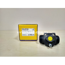 Циліндр гальмівний робочий Renault Symbol, Clio 2 (2001-2008) METELLI 04-0743 Оригінальний номер: 7701044850