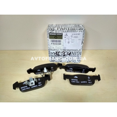 Колодки гальмівні передні Renault Logan 2 (2013-...) Оригінал 410602396R, 410609646R, 410602581R