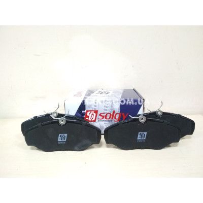 Колодки гальмівні передні Renault Trafic 2 (2001-2013) SOLGY 209018 Оригінал 7701054771